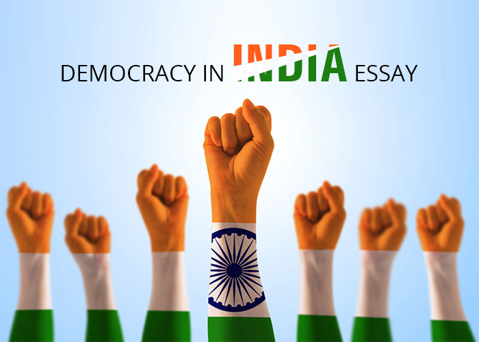 write an essay on indian democracy