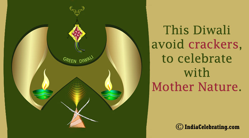 This Diwali avoid crackers, to celebrate with Mother Nature.