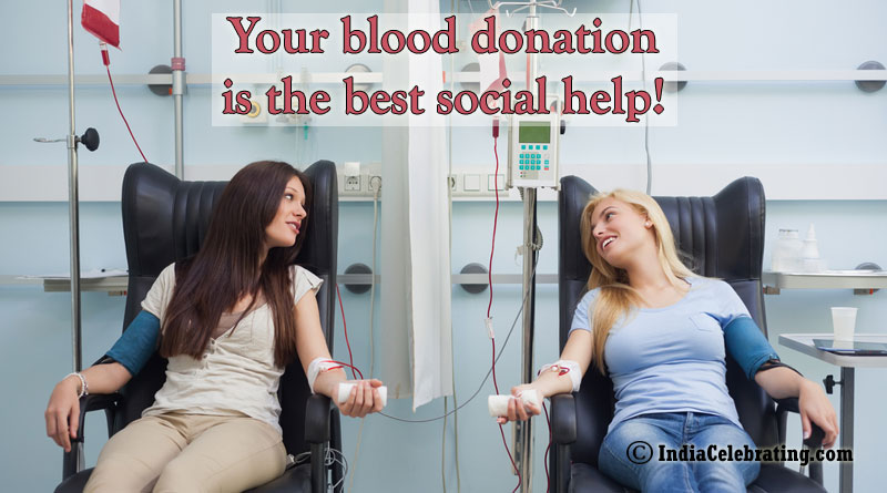 Your blood donation is the best social help!