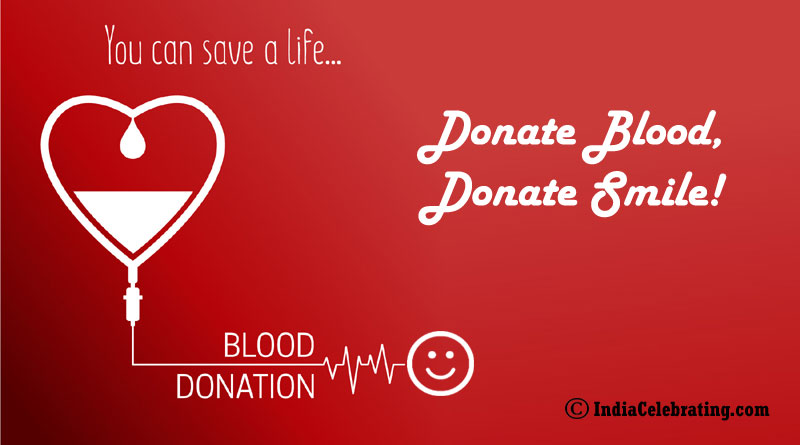 Donate blood, donate smile!