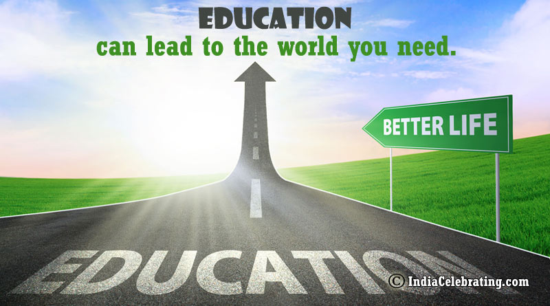 Education can lead to the world you need.