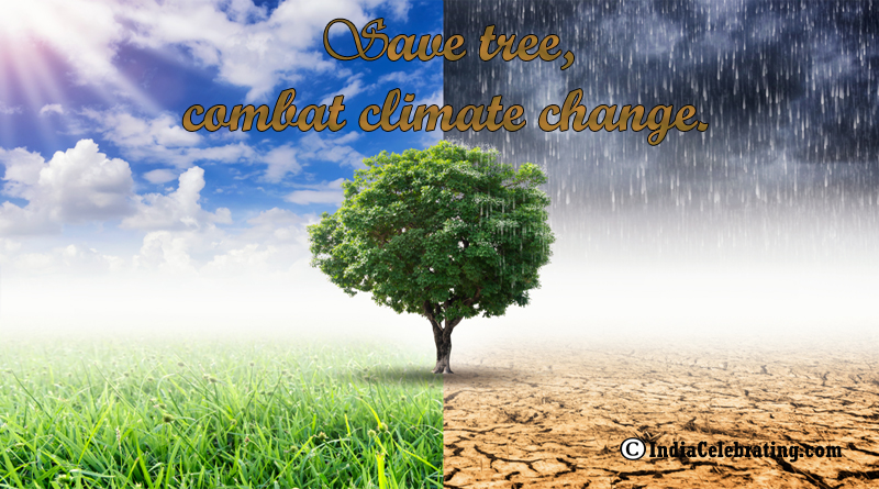 Save tree, combat climate change.