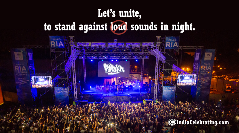 Let’s unite, to stand against loud sounds in night.