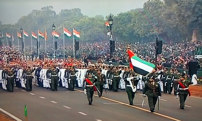 UAE Contingent at Rajpath