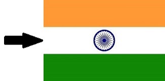 White Colour of Indian Flag